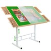 1500 Pieces Jigsaw Puzzle Table with Legs and Drawers, Adjustable