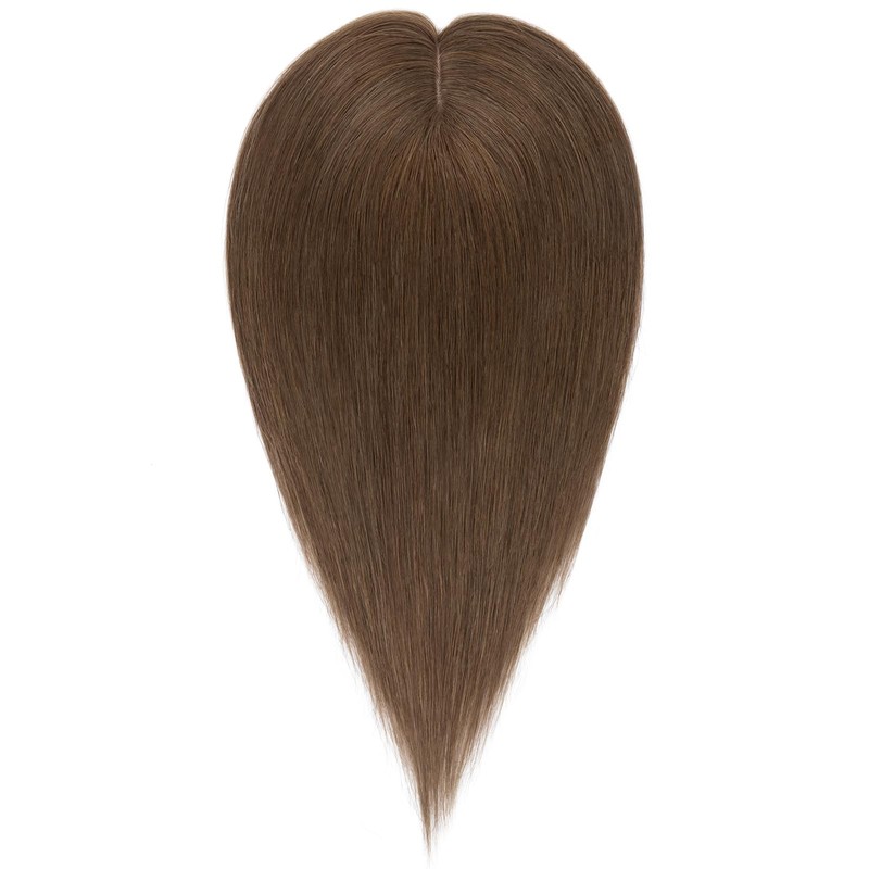 Silk-co 6inch Hair Topper for Thinning Hair Women Clip in