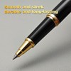 Cncrown Luxury Ballpoint Pen, 24k Gold Trim, Best Rollerball Pen