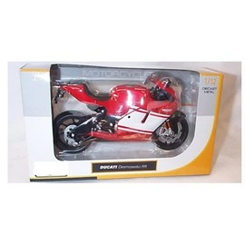 maisto red and White desmosedici RR Bike 1:12 Scale diecast Model
