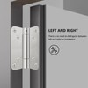 Jinyuanchao 4 Inch Automatic Closing Door Hinge, 3mm Thick Stainless