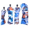 4PCS PU Leather Camouflage Waterproof Thicken Lining Golf Putter Head