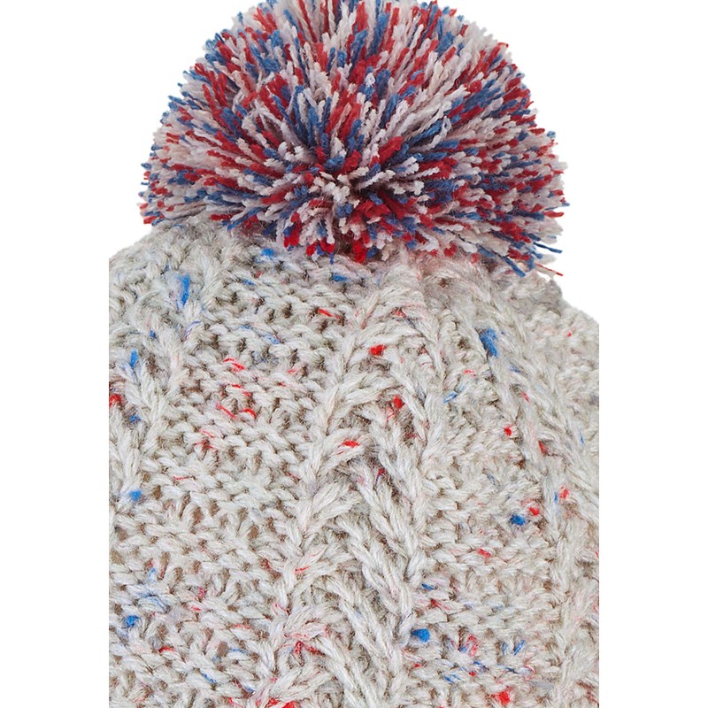 Sterntaler Unisex Children's Hat Baby Inkastrick Hat with Bobble, beige