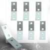 CNQLIS 6 Pack 45 Degree Angle Bracket Fitting for 1-5/8"
