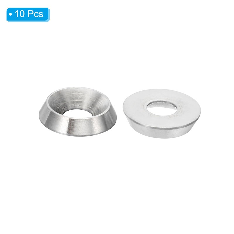 PATIKIL 10pcs M5 Finishing Countersunk Washers 14mm Diameter 3mm Height