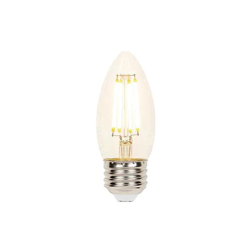 Westinghouse 4316900 60W Equivalent B11 Dimmable Clear Filament LED Light