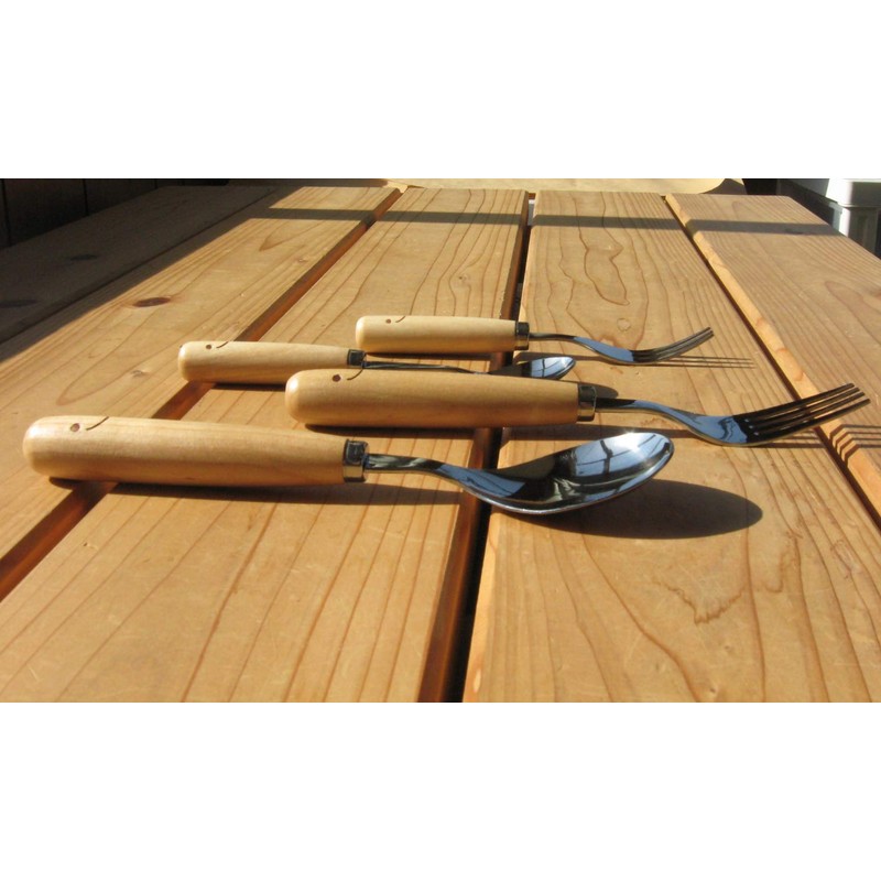 Nagao Waiwai Kitchen Dessert Spoon Dessert Fork Set of 2