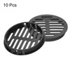 sourcing map 10Pcs 80mm/3.1in Air Vents Circular Soffit Vents, Black