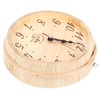 Sauna Wall Clock, Wooden Wall Clock 9 inch Sauna Timer