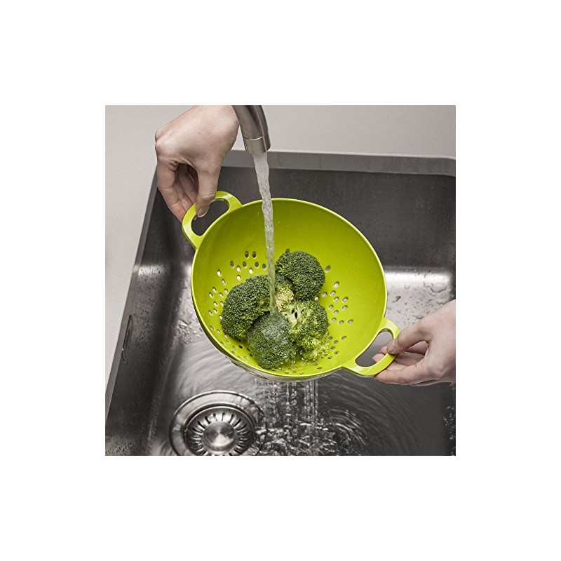 Zeal Melamine Colander Medium Lime Green (8”/20cm), 26 x 20