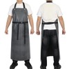STPGIFC Thick Rubber Apron, Waterproof Apron Butcher Heavy Duty,45.3 Inch