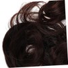 IWOWHERO Dark Brown Curly Claw Clip Ponytail Hair Extension for