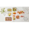 gotman Crystal Lock Airtight Food Storage Containers with Lids Set