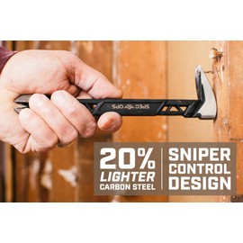 Spec Ops Tools 8" Nail Puller Cats Paw Pry Bar, High-Carbon Steel, 3% Donated to Veterans,