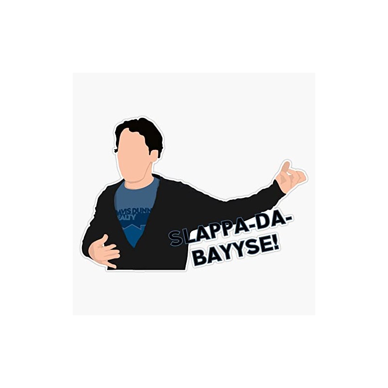 Paul Rudd, Slappa da bass Bumper Sticker Vinyl Decal 5