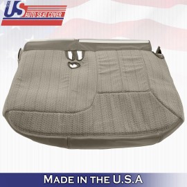 US Auto Seat Cover Inc 1995 to 1999 For Chevy Silverado Split Bench Bottom Cloth Seat Cover in Tan