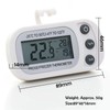Fridge Thermometer, Indoor Fridge Thermometer, Digital Freezer Thermometer, Waterproof Refrigerator