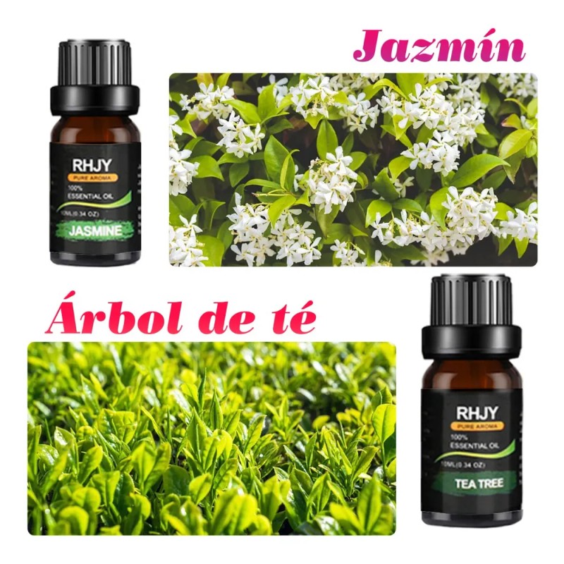 Kit De 14 Aceites Esenciales Aromaterapia 100% Puro 10ml Spa