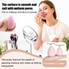 Make up Schwamm,12 Stück,Weicher Plüsch-Puder Schwamm,Make-up-Werkzeug,für Flüssigkeit,schminkschwamm, Creme und Puder,