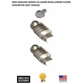 Autoparts  NEW GENUINE HONDA V6 LOWER REAR (UNDER FLOOR) CONVERTER HEAT SHIELDS