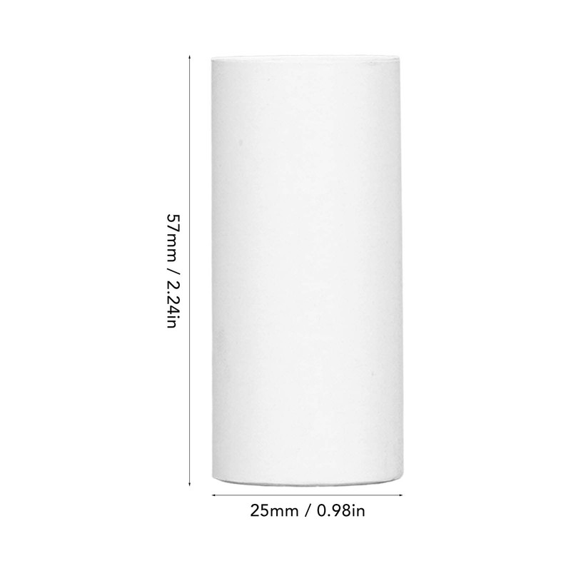Chazcool Mini Papel de Impresora Térmica, 57x25mm Mini Papel Térmico,