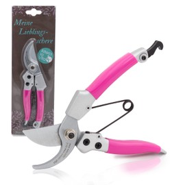 Altera la Vita Garden Shears, Rose Shears, Vine Shears, Extremely Sharp, Pink, for Right and Left-Handed Users, Bypass Scissors, Small Women's Garden Shears, Professional Florist Shears, Tree Shears,