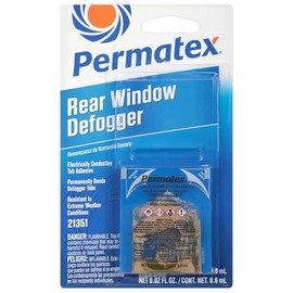 Permatex 21351-6PK Electrically Conductive Rear Window Defogger Tab Adhesive (Pack of 6)