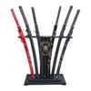 lukar Kylin Vertical Sword Stand Floor, 6 Tier Katana Stand,