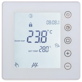 Wengart 24 V WiFi Heating Room Thermostat 7 Days Programmable Touch Buttons Backlight for Water Heating Systems