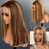 Hd Transparent Wear and Go Glueless P4/27 Highlight Bob Wig