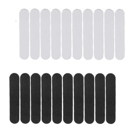 DEZHI Pack of 20 Hat Size Reducer Foam Reducing Band for Hats, Caps, Sweatband, Black and White