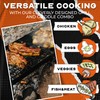 Adv Seeka 24" Heavy Duty Folding Campfire Grill, Compact Folding