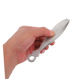 KICHOUSE 1pc Stainless Steel Fish Bone Tweezers Ergonomic Flat Tweezers for Cooking Chicken Hair Remover and Bone Extraction and Food-Grade Kitchen Tool