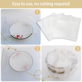 LINSOCLE Pack of 100 foam foil, packaging material, crockery, foam packaging for break-proof stacking of dishes, plates in moving box, are tear-resistant and durable