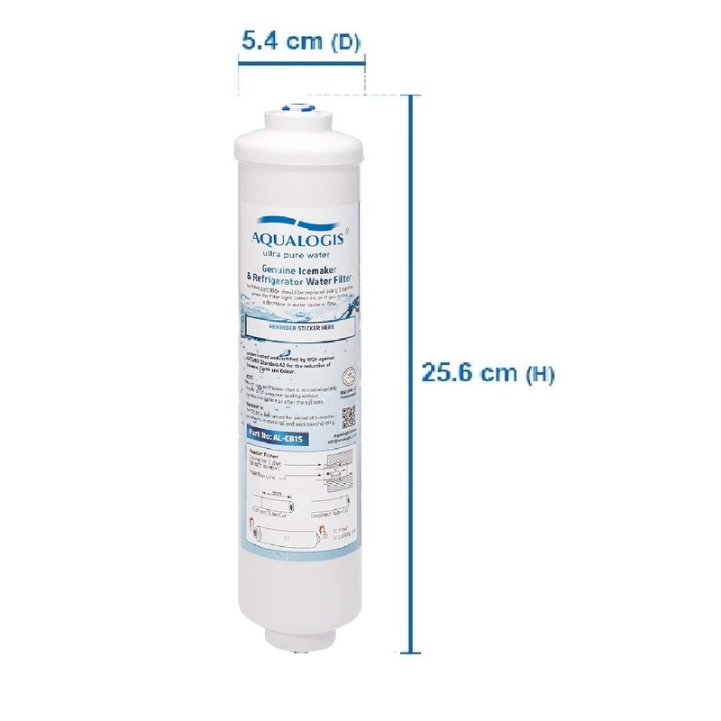 Aqualogis Fridge Water Filter Compatible with L G FSS-002, 5231JA2010B,