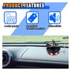 Helicopter Car Air Fresheners with Solar Rotating, Creative Car Perfume