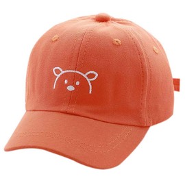 Yixda Baby Kids Cap Boys Girls Adjustable Sun Hat Baseball Cap, orange