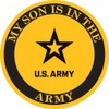 My Son is in the Army Star Decal Sticker