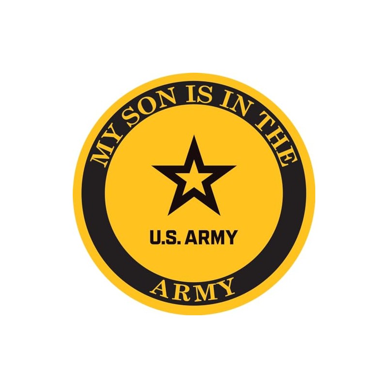 My Son is in the Army Star Decal Sticker