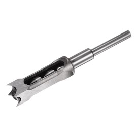 uxcell Square Hole Drill Bit, 1" High-Carbon Steel Hollow Chisel Mortise Power Tool for Woodworking