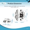 MARINE CITY 316 Stainless Steel Hatch Hinge with Removable Pin