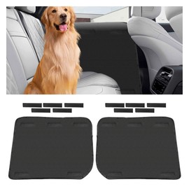 BDZMC Car Door Protector for Dogs, Waterproof Rear Seat Car Door Shield, Car Side Door Pet Cover, Prevents Dog Scratching Car Window Protector, Universal Car Interior Accessories