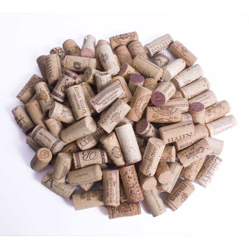 Assorted Used Wine Corks for Up-cycle Crafts and More (100