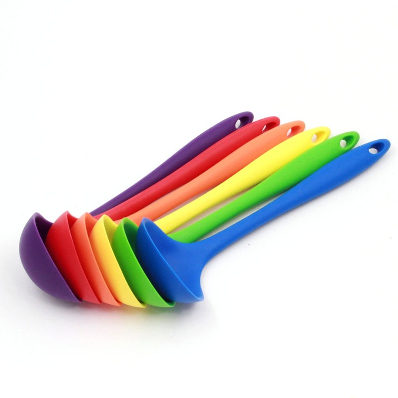 Chef Craft Premium Silicone Cooking Ladle, 11.25 inch, Yellow
