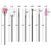 10pcs Nail Drill Bits Set, FORTMATE Tungsten Carbide Diamond Nail