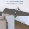 ETwinCoo 3 Way Flat Wall Outlet Extender Safe AC Adapter