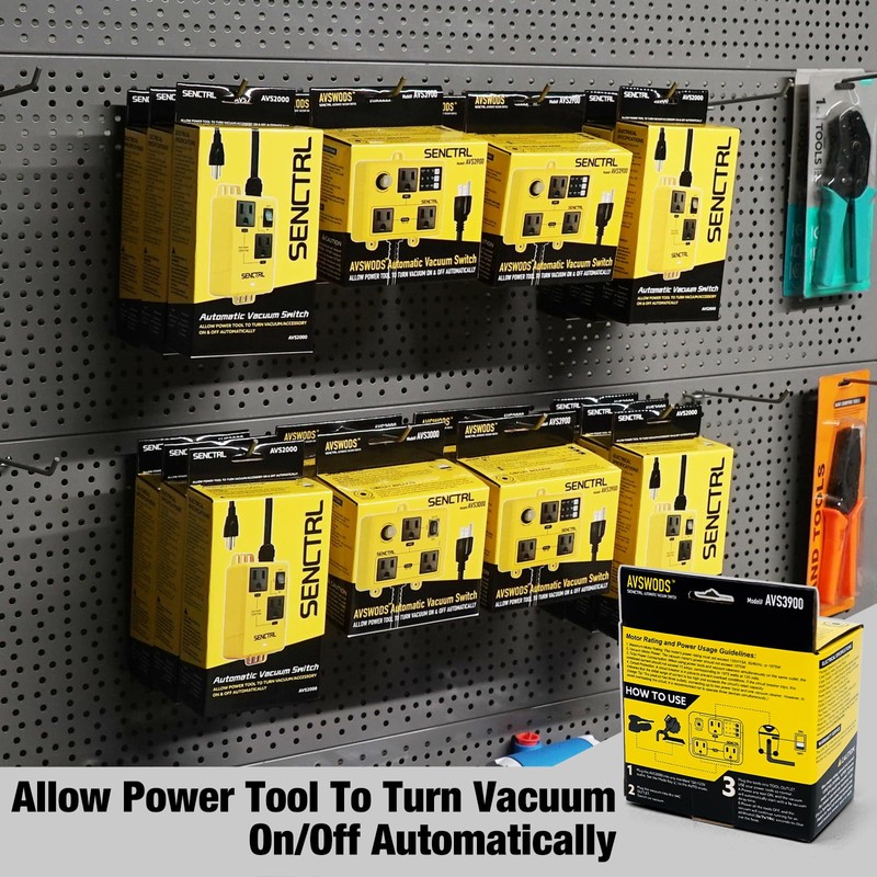SENCTRL Automatic Vacuum Switch for Power Tools to Turn Dust