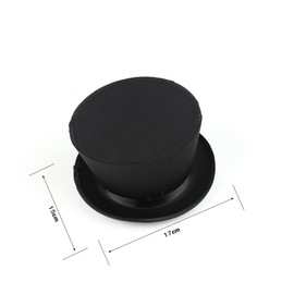 Hohopeti Top Hat Costume Womens Costume Accessory Mini Glitter Top Hat Headband Party Small Small Hat Manual Black Banquet Headgear Ringmaster Hat Headband Banquet Hat