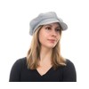 CRAGGI Baker Boy Hat Newsboy Cap Shelby Hat Light Grey