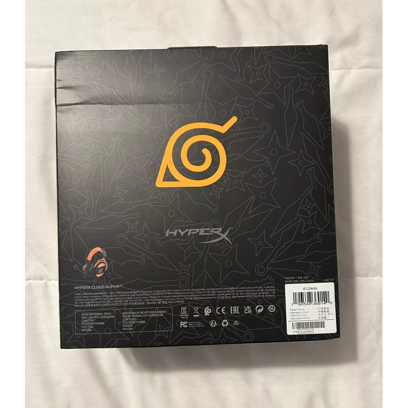 HyperX VERY RARE NARUTO HyperX Cloud Alpha Wired Gaming Headset